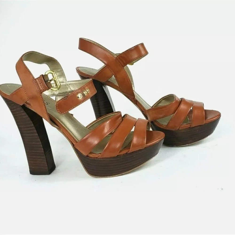 Guess Nichole Strappy Y2K Platform Sandal Size 9